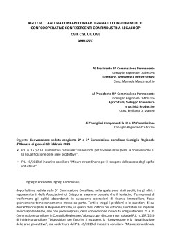 P. L. 157/2020 E P. L. 49/2019 (recupero, riqualificazione e riconversione)